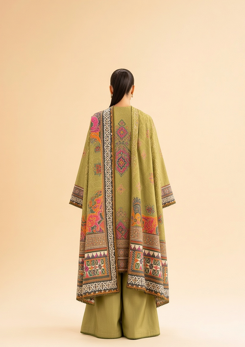Nishat Linen 3-Piece Unstitched Suit | Printed Dupatta Winter Collection Vol.4 | Brands Store
