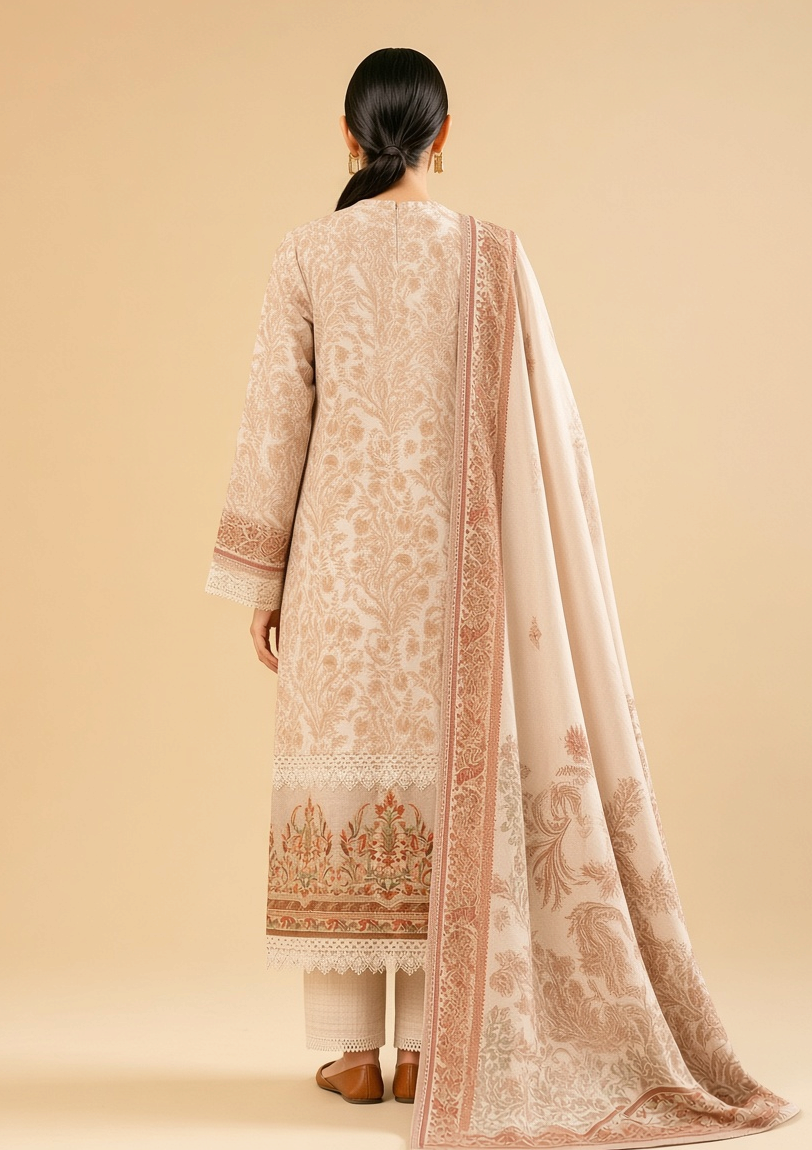 Nishat Linen 3-Piece Unstitched Suit | Printed Dupatta Winter Collection Vol.10 | Brands Store