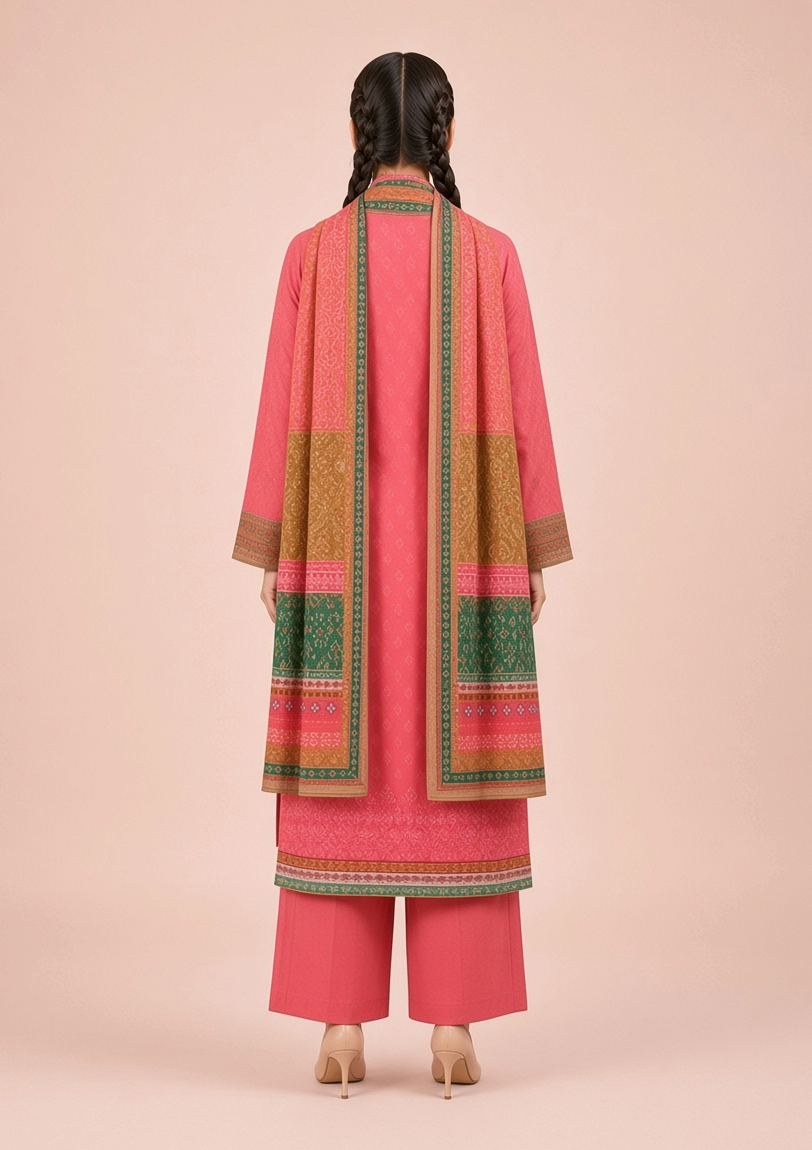 Nishat Linen 3-Piece Unstitched Suit | Printed Dupatta Winter Collection Vol.9 | Brands Store