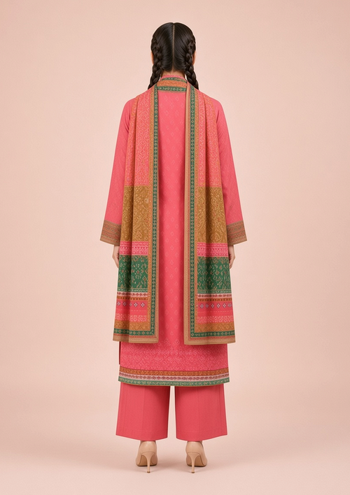 Nishat Linen 3-Piece Unstitched Suit | Printed Dupatta Winter Collection Vol.9 | Brands Store