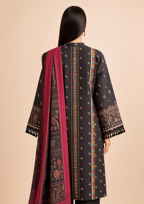 Nishat Linen 3-Piece Unstitched Suit | Printed Dupatta Winter Collection Vol.2 | Brands Store