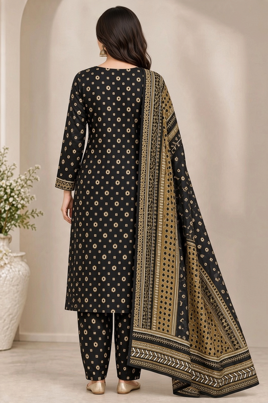 Bin Saeed Khaddar 3-Piece Unstitched Suit | Printed Dupatta Winter Collection Vol.2 | Brands Store