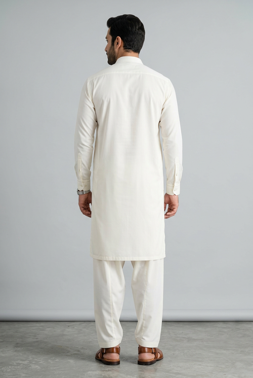 Bonanza Satrangi Unstitched Suit – White/Cream
