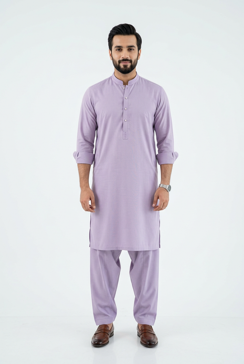 Gul Ahmed Italian Toyobo Unstitched Suit – Lilac (Shade #05)